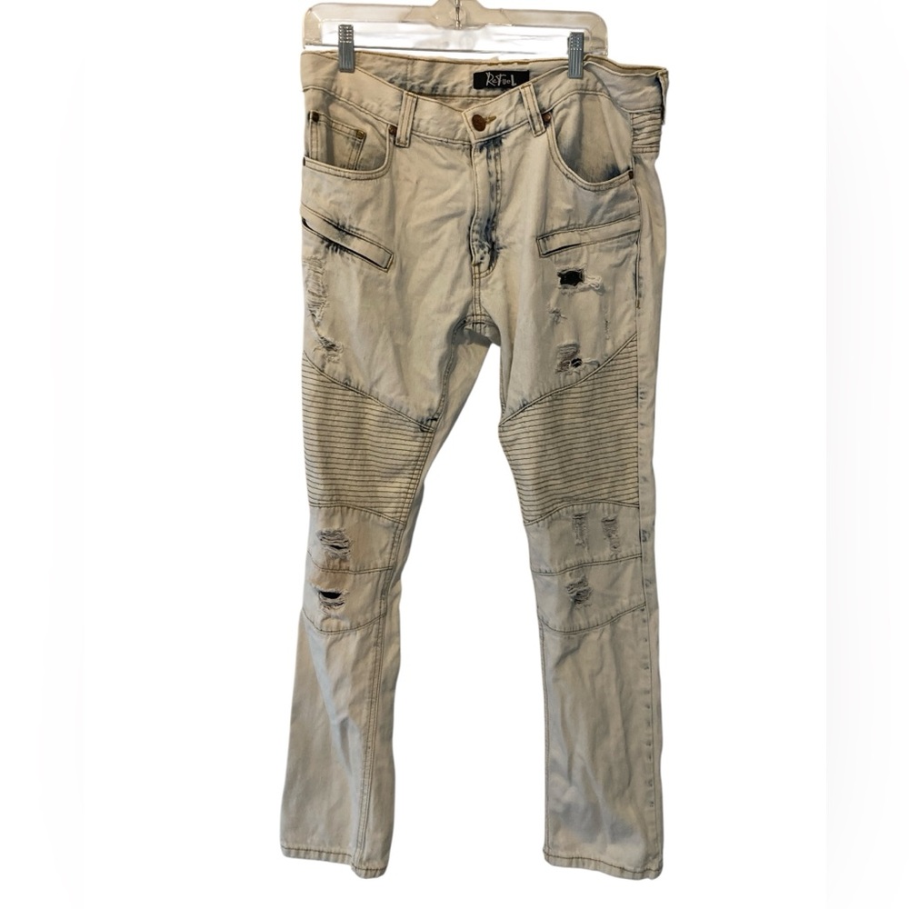 Refuel men’s 36X32 distressed jeans